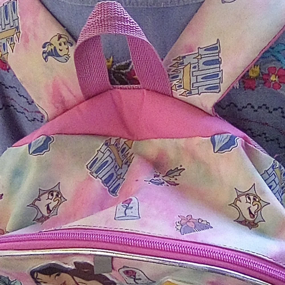 Disney Young Girl's Backpack With glitter . - Picture 2 of 7